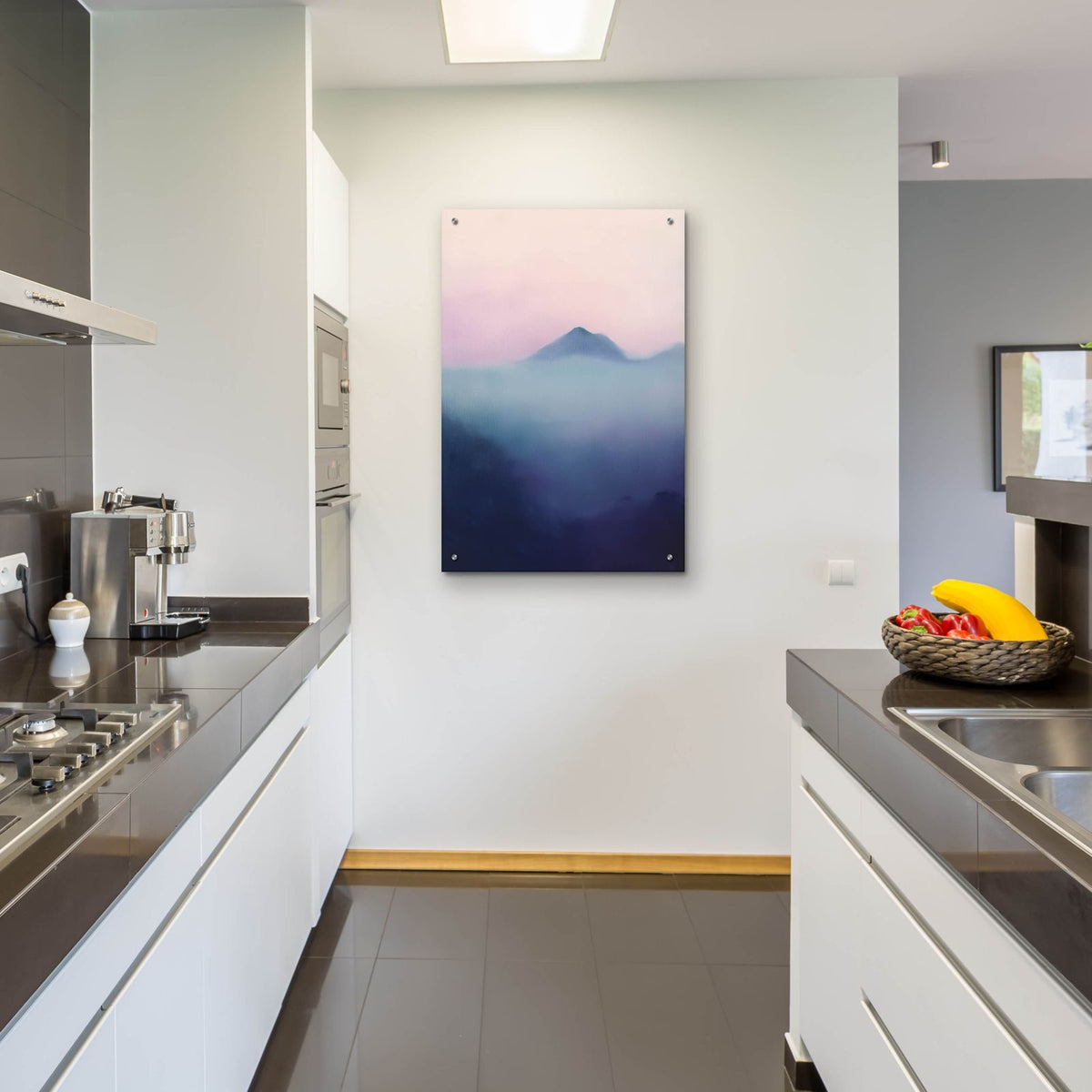 Foggy Mountains by Svetlana Aleynikova - 24x36 acrylic wall art in a room