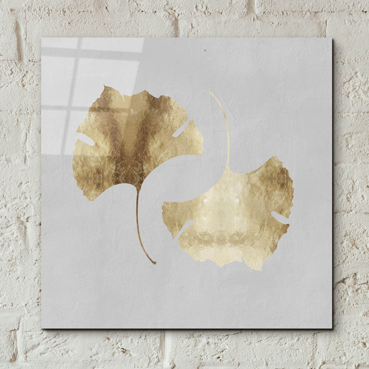 Ginkgo Leaves by Svetlana Aleynikova - 12x12 acrylic wall art in a room