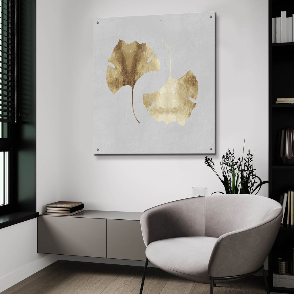 Ginkgo Leaves by Svetlana Aleynikova - 36x36 acrylic wall art in a room