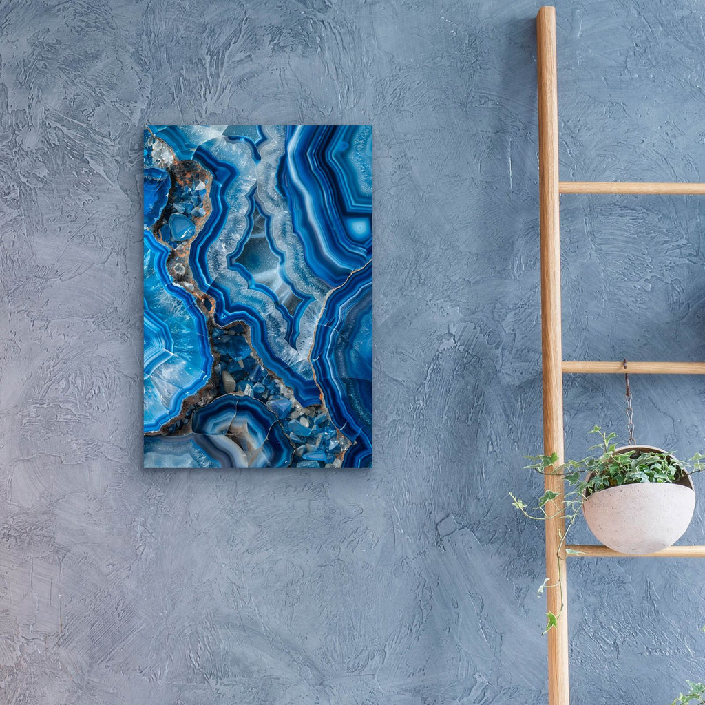 Glow Of Blue Quartz by Svetlana Aleynikova - 16x24 acrylic wall art in a room