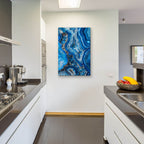 Glow Of Blue Quartz by Svetlana Aleynikova - 24x36 acrylic wall art in a room