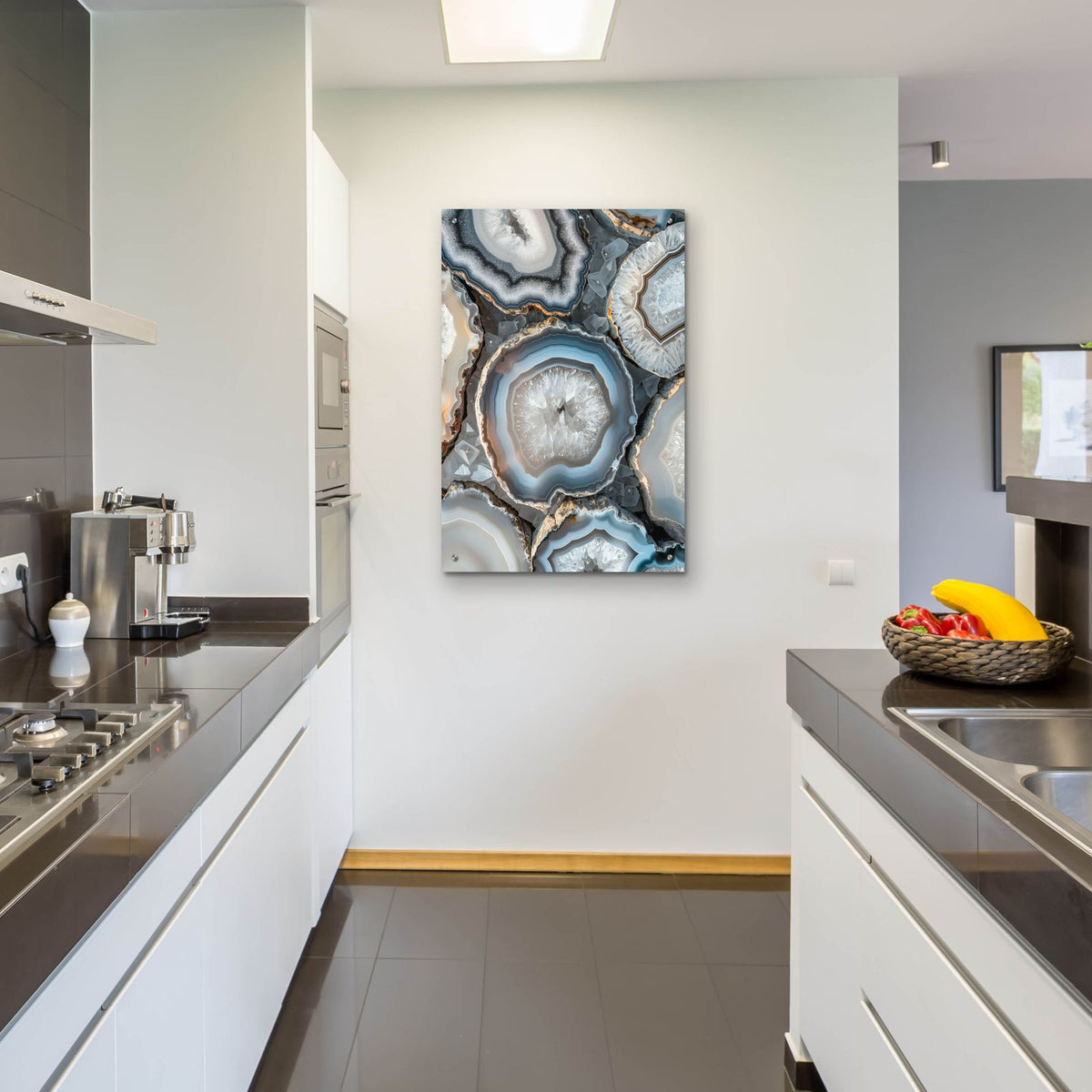 Glow Of White Crystal by Svetlana Aleynikova - 24x36 acrylic wall art in a room