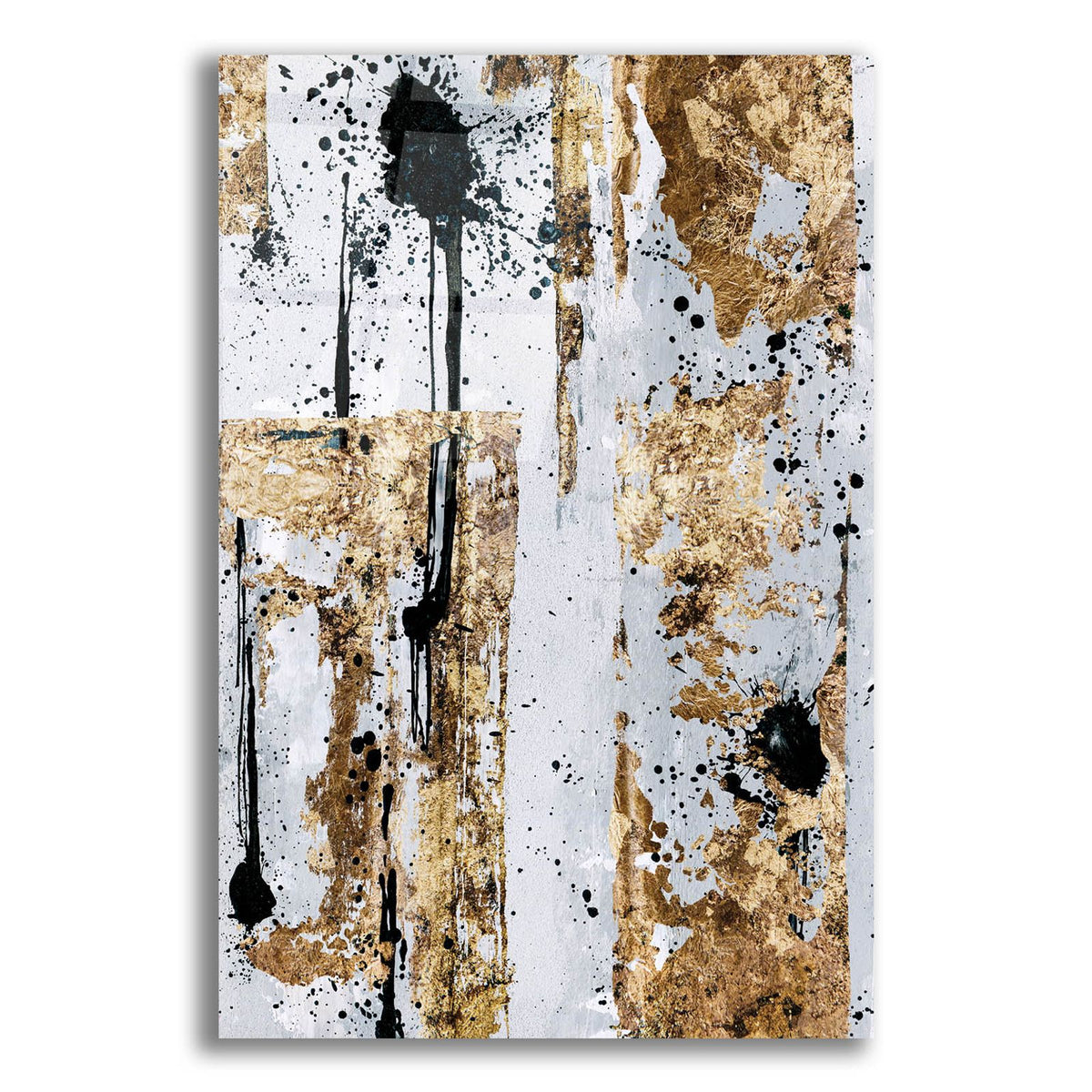 Gold And Black Spot by Svetlana Aleynikova acrylic glass wall art