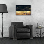 Golden Black River by Svetlana Aleynikova - 24x16 acrylic wall art in a room