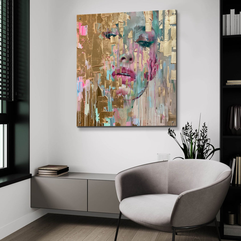 Golden Dreamscape by Svetlana Aleynikova - 36x36 acrylic wall art in a room