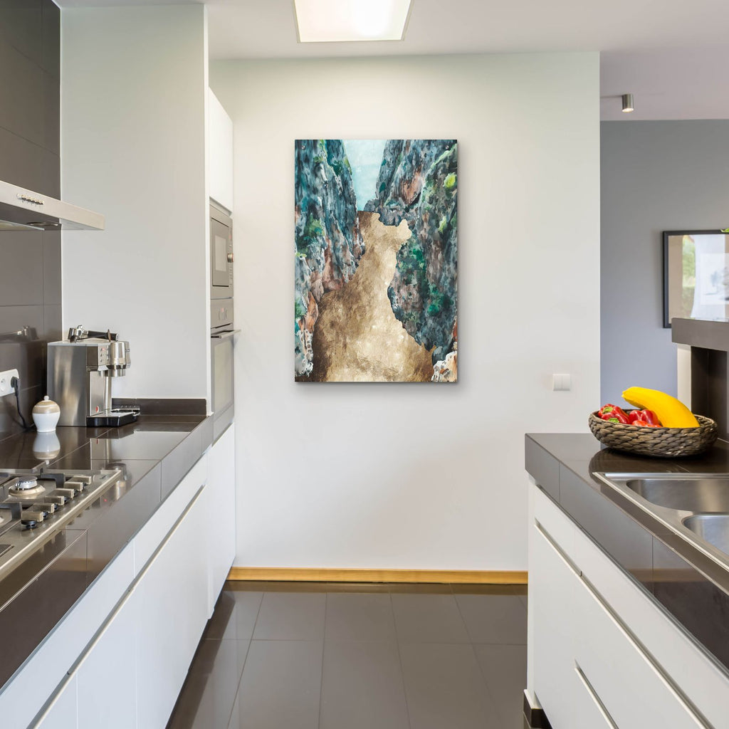 Golden Horizon by Svetlana Aleynikova - 24x36 acrylic wall art in a room