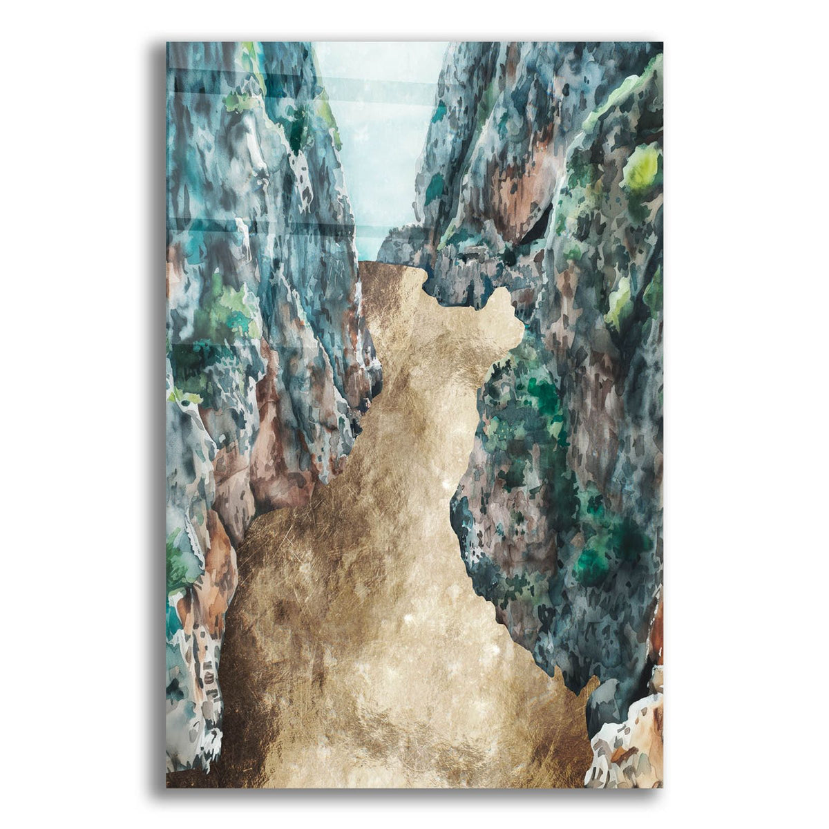 Golden Horizon by Svetlana Aleynikova acrylic glass wall art