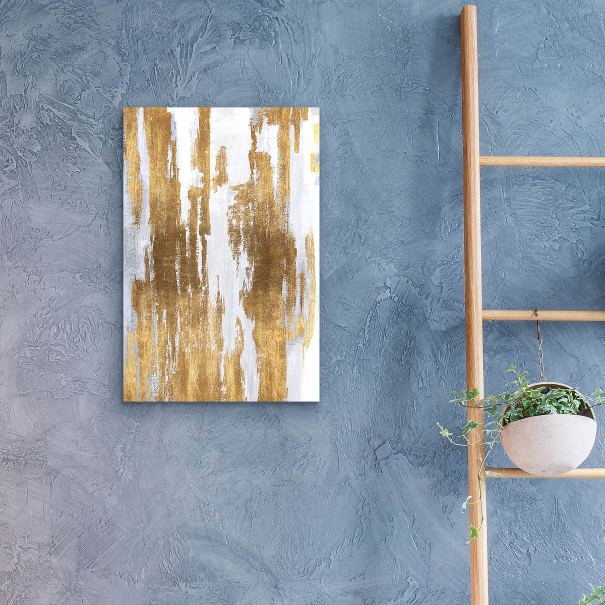 Golden Lines by Svetlana Aleynikova - 16x24 acrylic wall art in a room