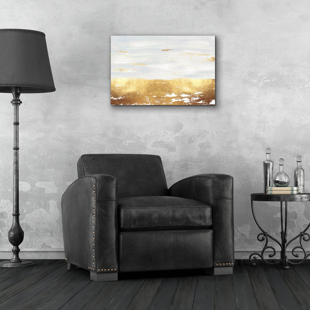 Golden White River by Svetlana Aleynikova - 24x16 acrylic wall art in a room