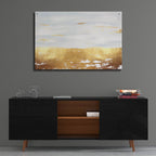 Golden White River by Svetlana Aleynikova - 36x24 acrylic wall art in a room