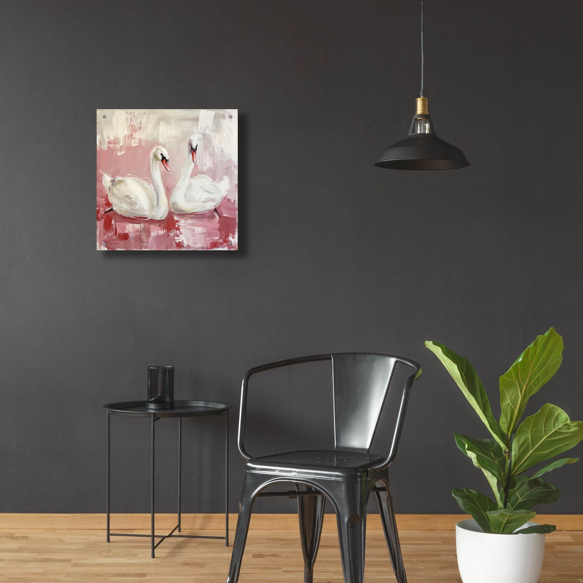 Graceful Duo by Svetlana Aleynikova - 24x24 acrylic wall art in a room