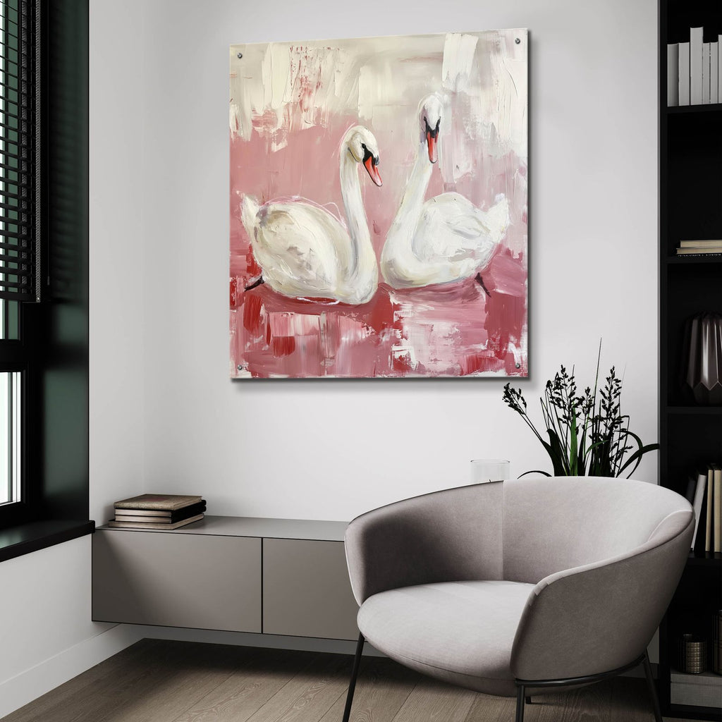 Graceful Duo by Svetlana Aleynikova - 36x36 acrylic wall art in a room