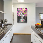 Graffiti Hair by Svetlana Aleynikova - 24x36 acrylic wall art in a room