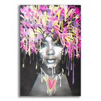 Graffiti Hair by Svetlana Aleynikova acrylic glass wall art