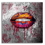 Graffiti Lips by Svetlana Aleynikova acrylic glass wall art