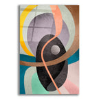 Gray Circle Around Lines by Svetlana Aleynikova acrylic glass wall art