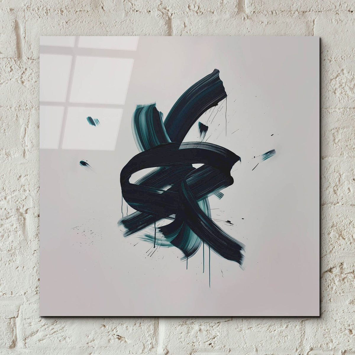 Green Knot by Svetlana Aleynikova - 12x12 acrylic wall art in a room