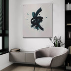Green Knot by Svetlana Aleynikova - 36x36 acrylic wall art in a room