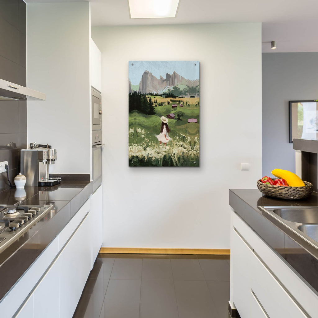 Herdswoman by Svetlana Aleynikova - 24x36 acrylic wall art in a room