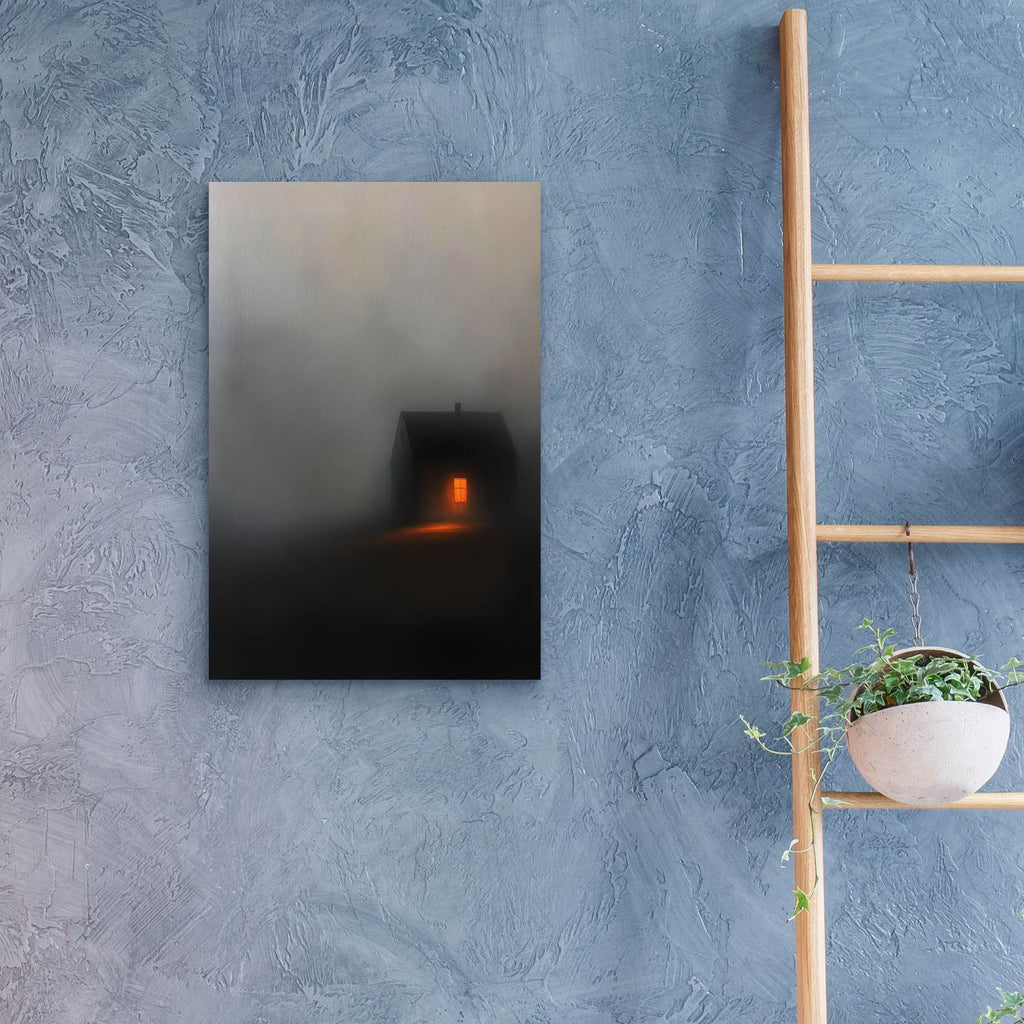 House In Fog by Svetlana Aleynikova - 16x24 acrylic wall art in a room