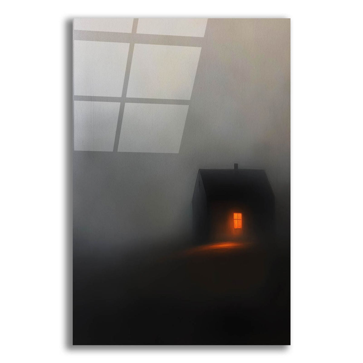 House In Fog by Svetlana Aleynikova acrylic glass wall art