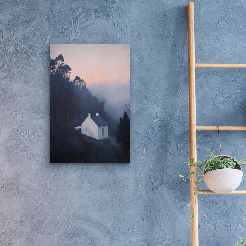 House In The Mountains by Svetlana Aleynikova - 16x24 acrylic wall art in a room