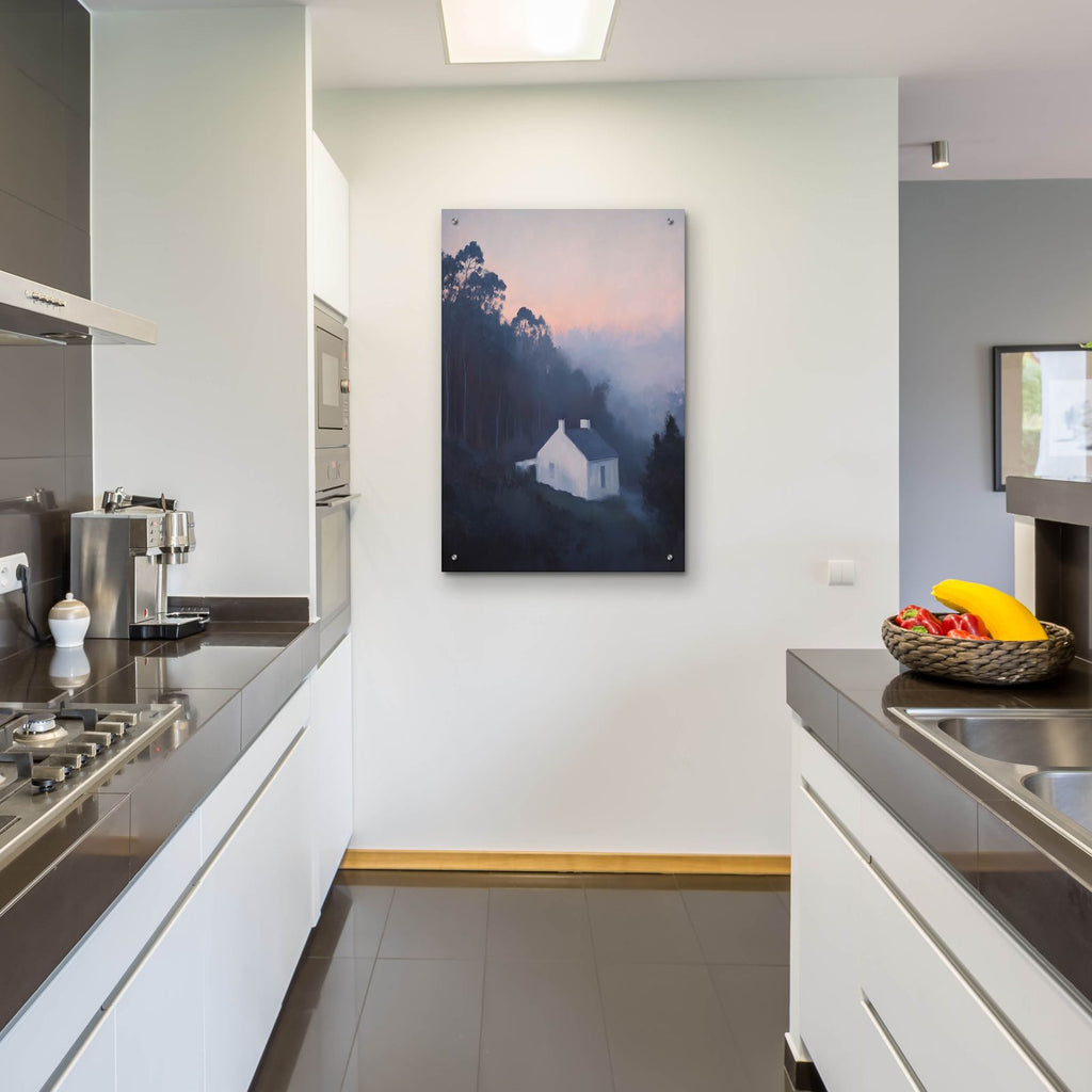 House In The Mountains by Svetlana Aleynikova - 24x36 acrylic wall art in a room