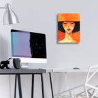 Lady In Orange by Svetlana Aleynikova - 12x16 acrylic wall art in a room