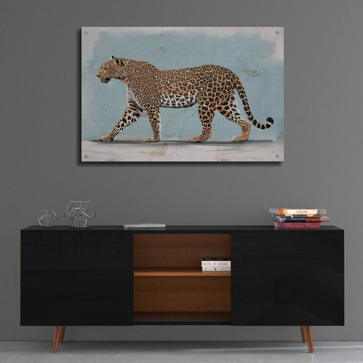 Leopard by Svetlana Aleynikova - 36x24 acrylic wall art in a room