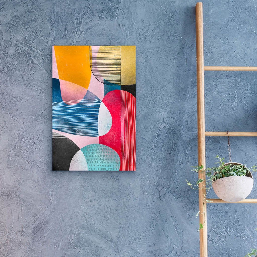 Lines In Circles by Svetlana Aleynikova - 16x24 acrylic wall art in a room