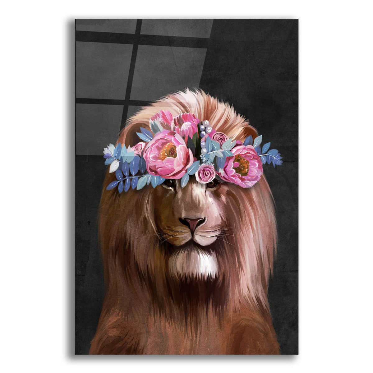 Lion by Svetlana Aleynikova acrylic glass wall art