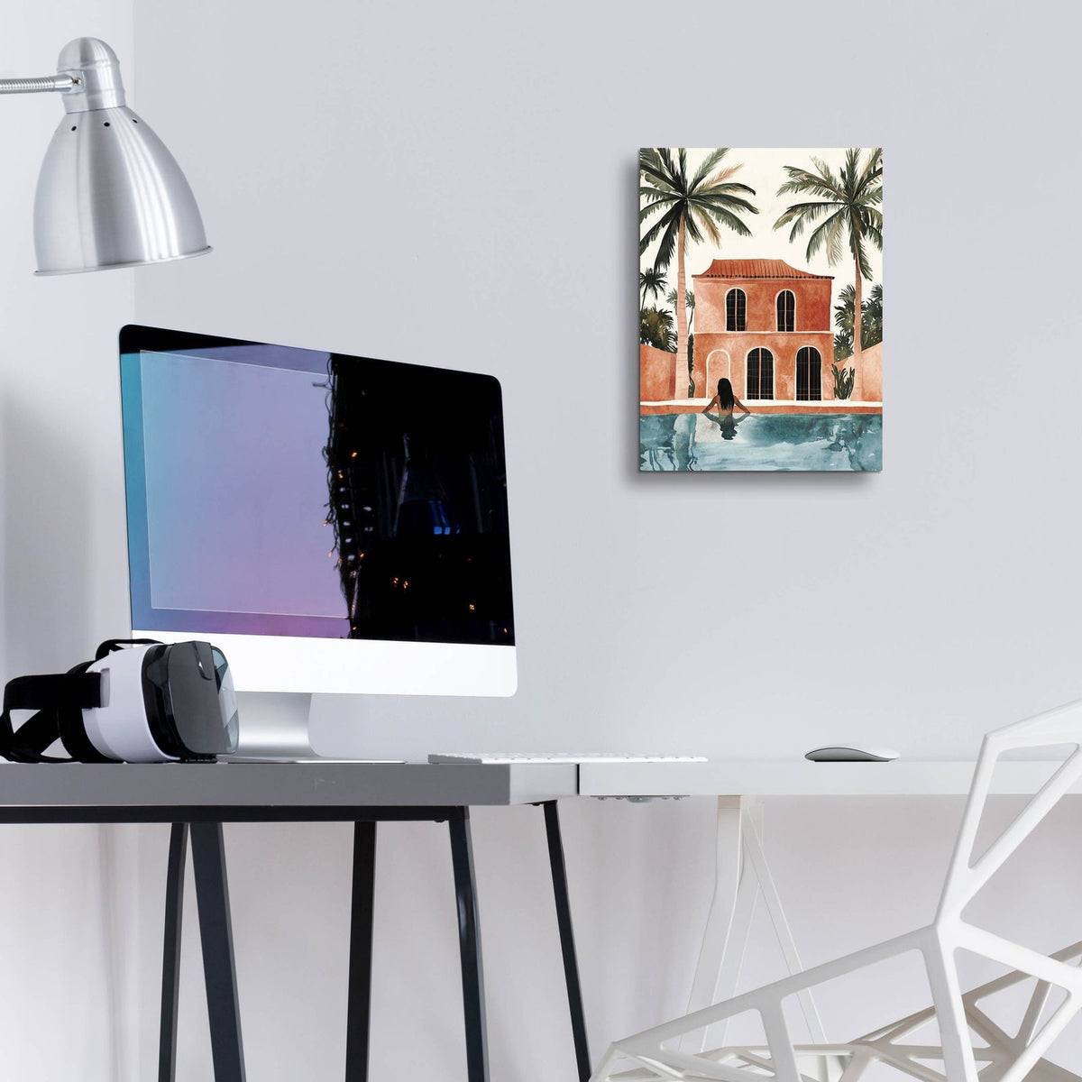 Luxury Poolside by Svetlana Aleynikova - 12x16 acrylic wall art in a room