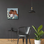 Mermaid In The Mirror by Svetlana Aleynikova - 24x24 acrylic wall art in a room