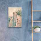 Misty Peaks by Svetlana Aleynikova - 16x24 acrylic wall art in a room