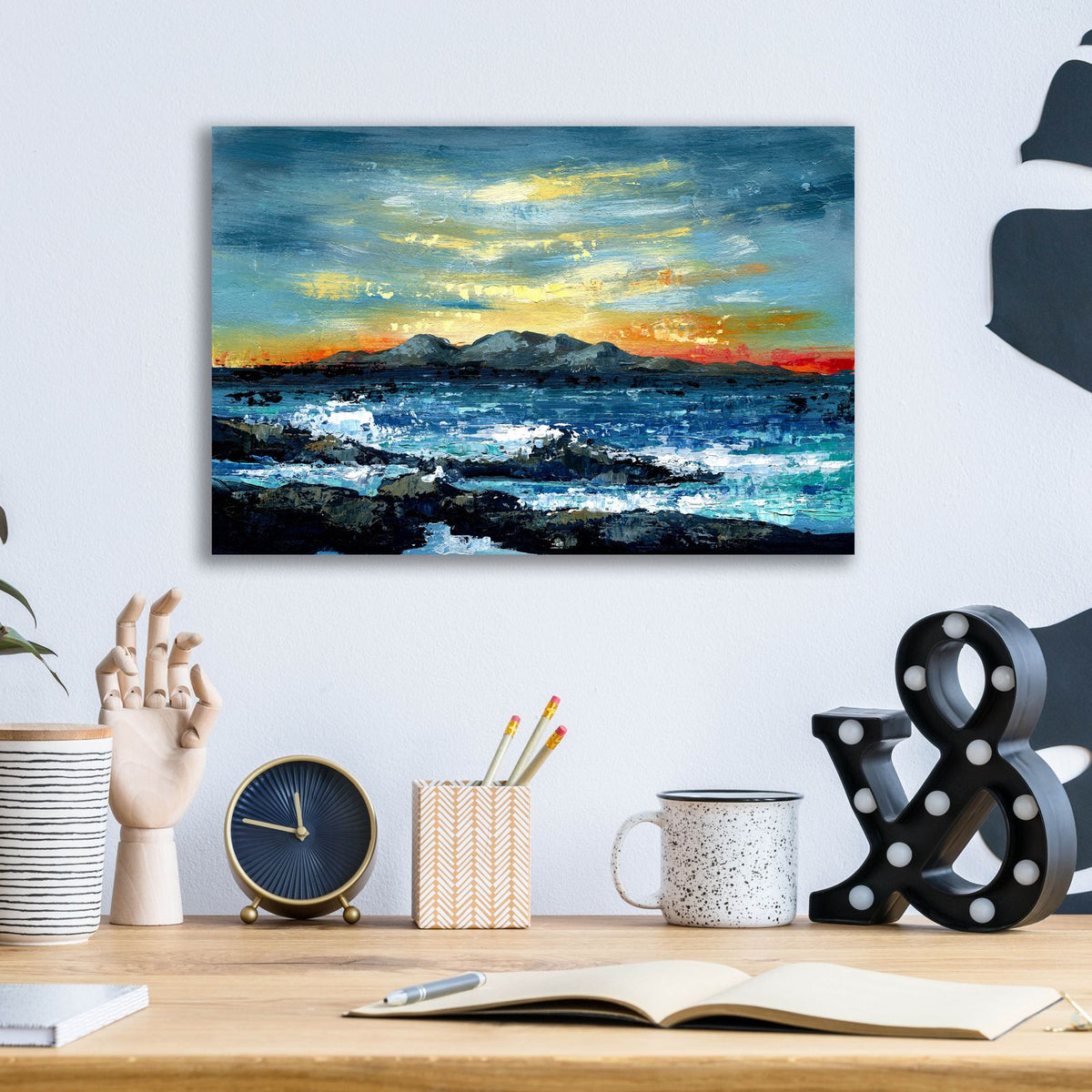 Mountain by Svetlana Aleynikova - 16x12 acrylic wall art in a room