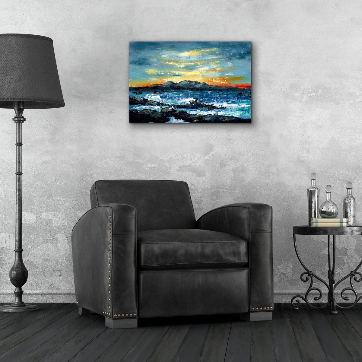 Mountain by Svetlana Aleynikova - 24x16 acrylic wall art in a room