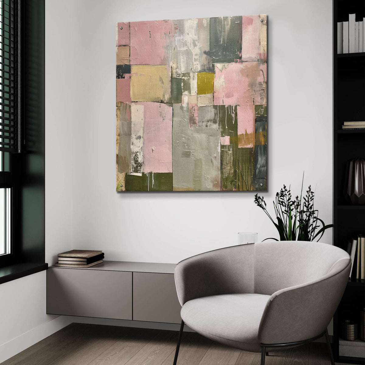 Patchwork Of Earth by Svetlana Aleynikova - 36x36 acrylic wall art in a room