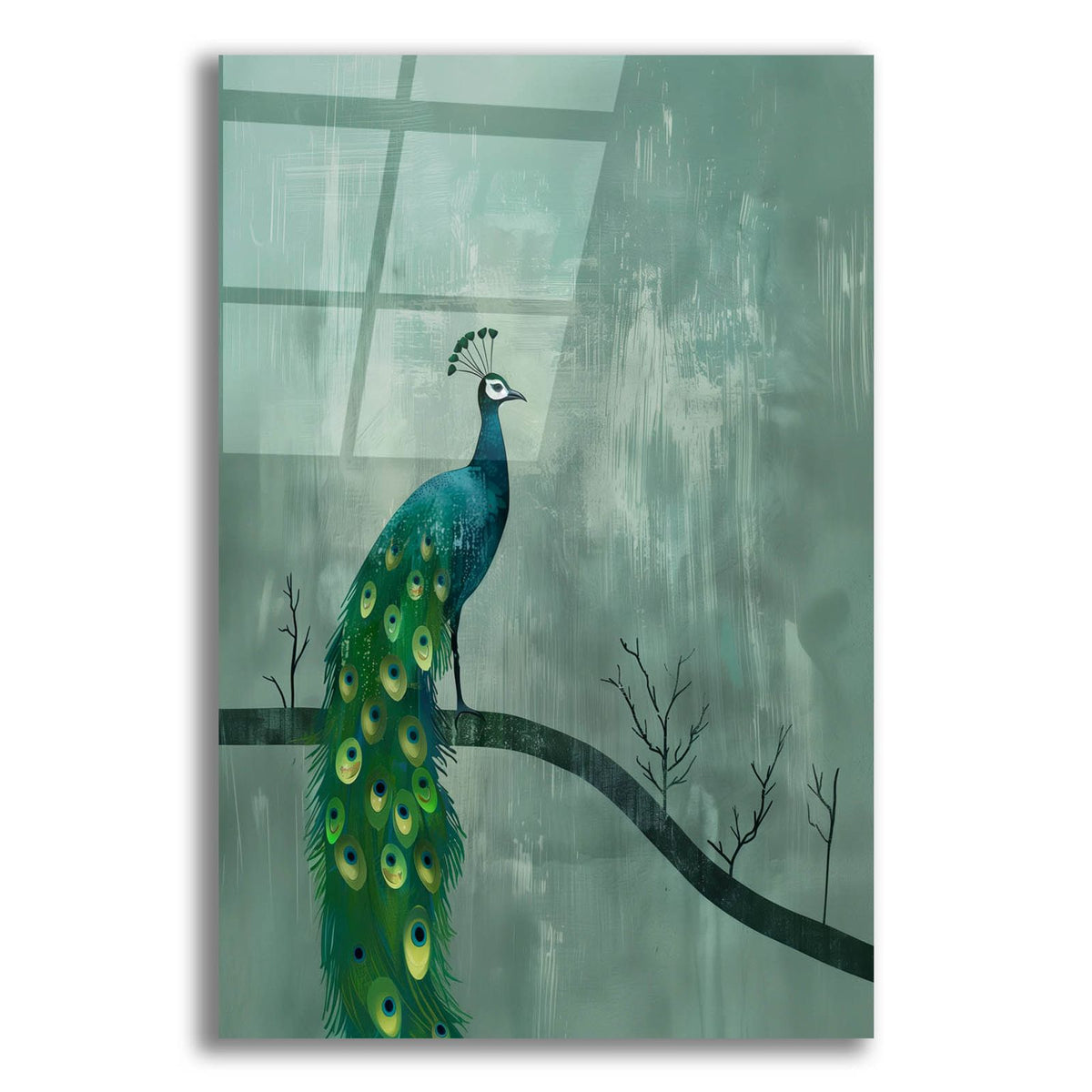Peacock Display by Svetlana Aleynikova acrylic glass wall art