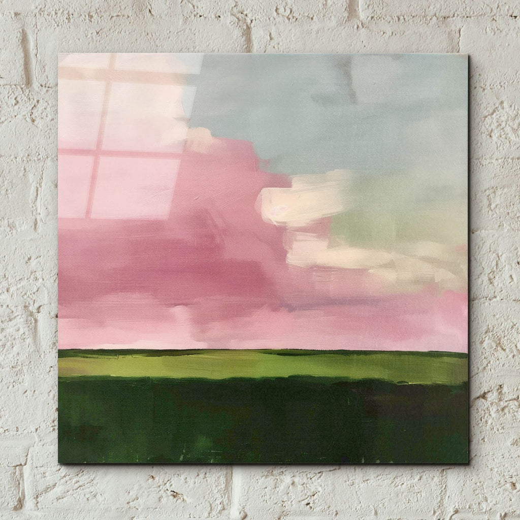 Pink Fields At Sunrise by Svetlana Aleynikova - 12x12 acrylic wall art in a room