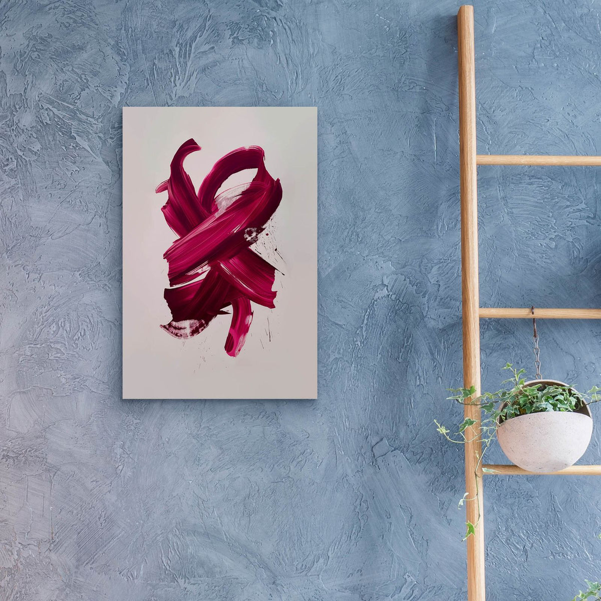 Pink Knot by Svetlana Aleynikova - 16x24 acrylic wall art in a room