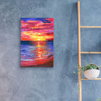 Pink Sunset by Svetlana Aleynikova - 16x24 acrylic wall art in a room