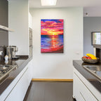Pink Sunset by Svetlana Aleynikova - 24x36 acrylic wall art in a room