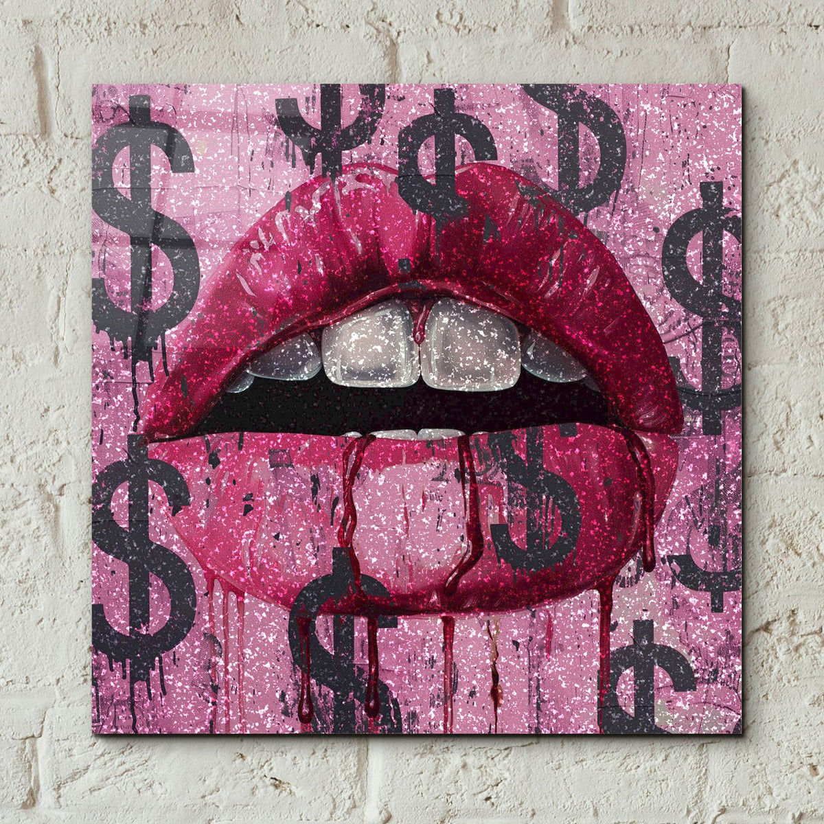 Pink Whisper by Svetlana Aleynikova - 12x12 acrylic wall art in a room
