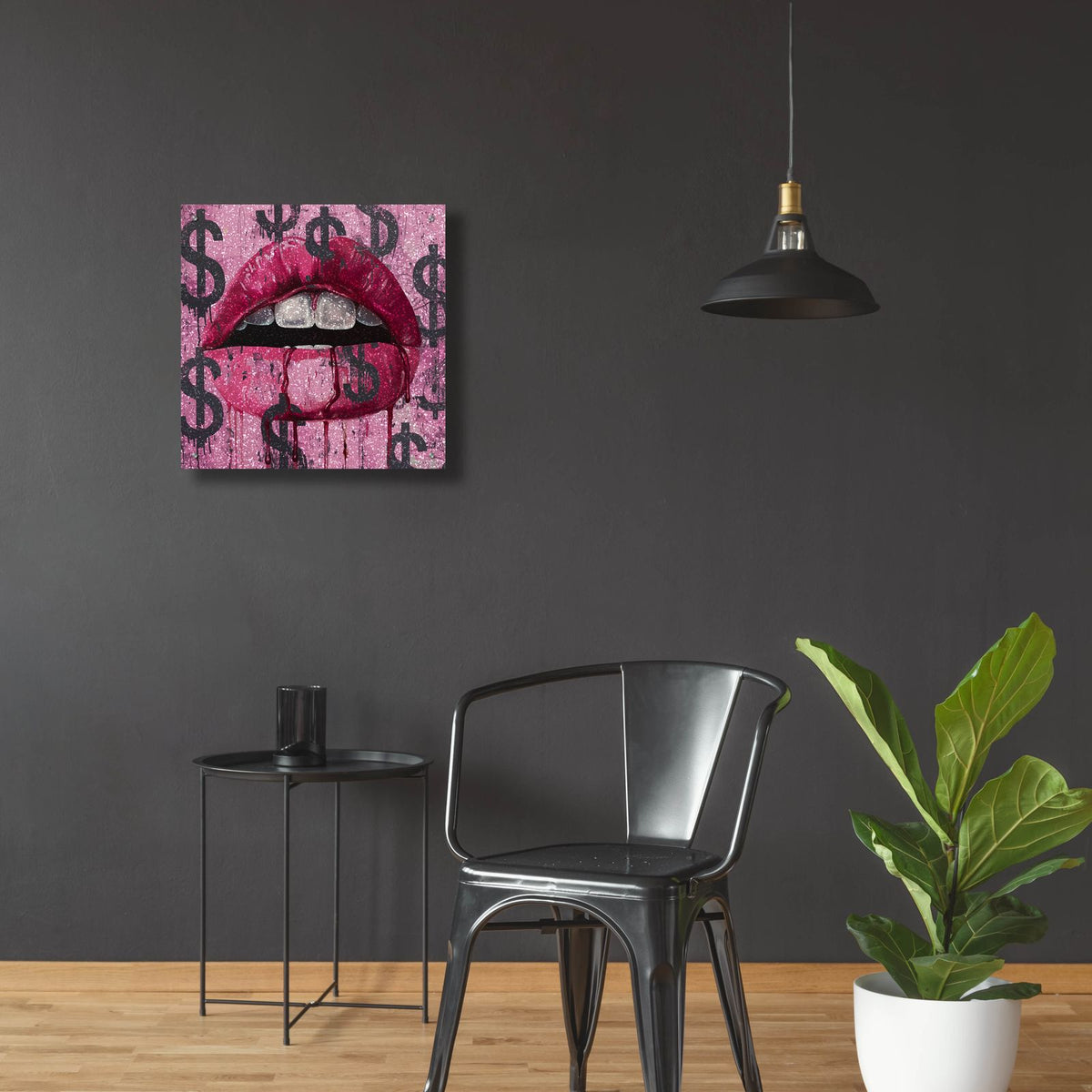 Pink Whisper by Svetlana Aleynikova - 24x24 acrylic wall art in a room