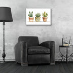 Potted Cacti by Svetlana Aleynikova - 24x16 acrylic wall art in a room