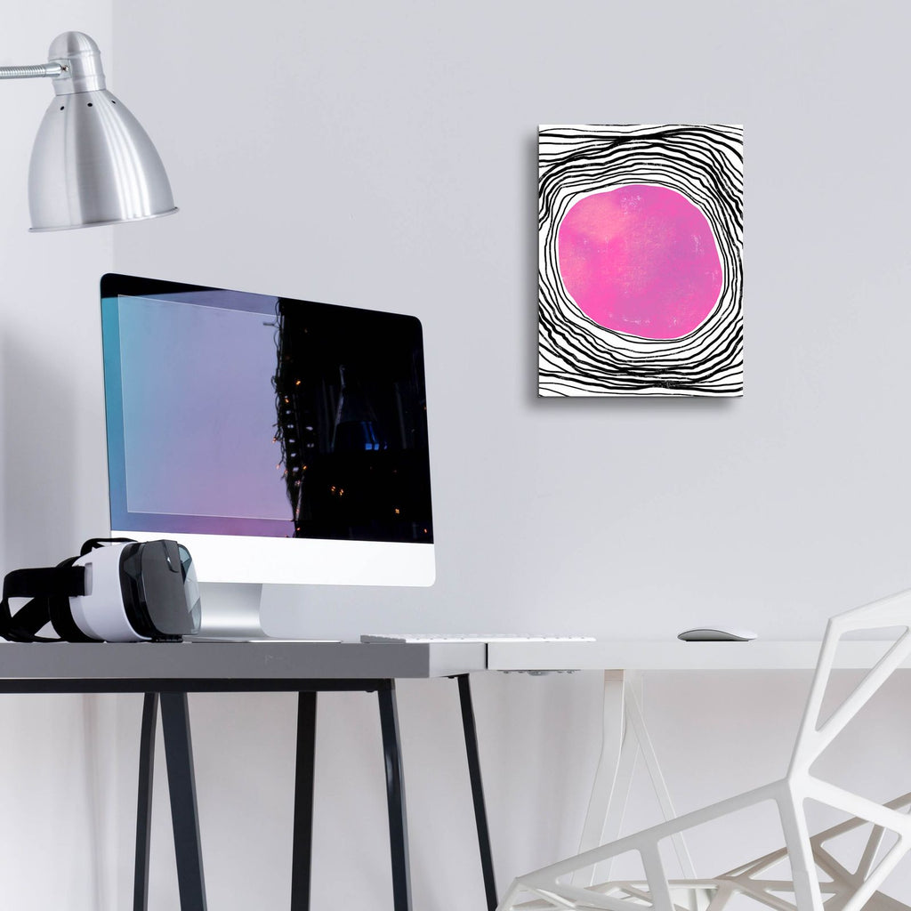 Purple Circle by Svetlana Aleynikova - 12x16 acrylic wall art in a room