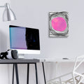 Purple Circle by Svetlana Aleynikova - 12x16 acrylic wall art in a room