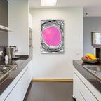 Purple Circle by Svetlana Aleynikova - 24x36 acrylic wall art in a room