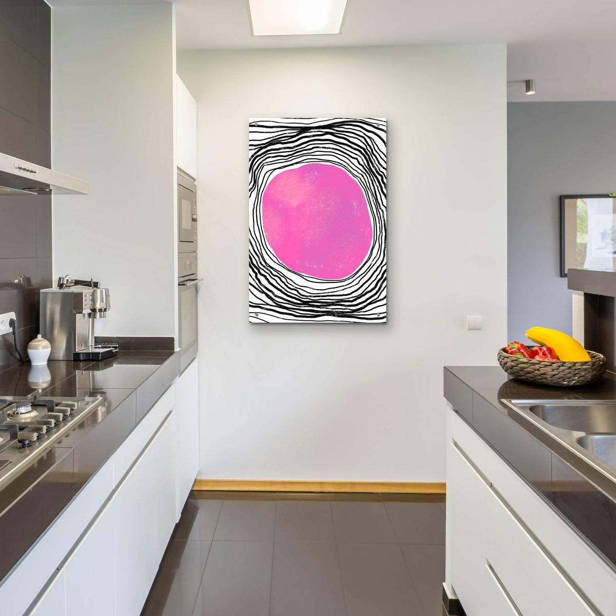 Purple Circle by Svetlana Aleynikova - 24x36 acrylic wall art in a room
