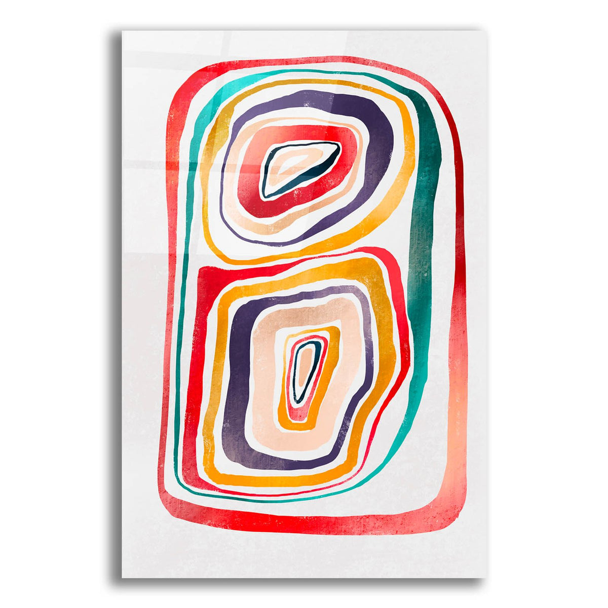 Rainbow Abstraction by Svetlana Aleynikova acrylic glass wall art